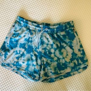 Athleta girl tie die shorts